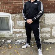 Image result for adidas tracksuit jacket black