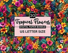 Image result for Tropical Paper Flowers