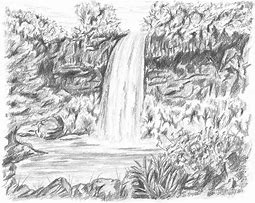 Image result for Drawing a Waterfall