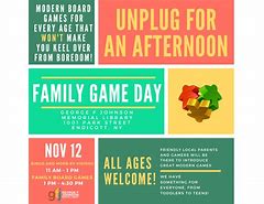 Image result for Family Game Day Flyer