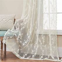 Image result for Lacy Curtains for Bedroom