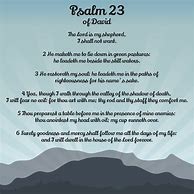 Image result for Printable Psalm 23