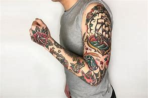 Image result for Male Sleeve Tattoos