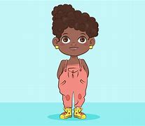 Image result for Black Cartoon Girl with Bob