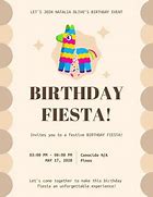 Image result for Fiesta Theme Paper Invitations