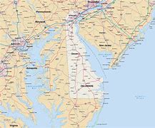 Image result for United States Map Delaware