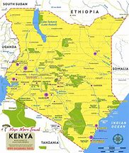 Image result for Large Map of Kenya