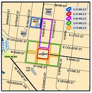 Image result for Printable Map of Murfreesboro TN