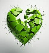 Image result for Green Broken Heart