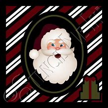 Image result for Santa Face Stencil