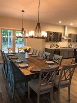 Image result for Rustic Farmhouse Dining Room Tables