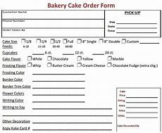 Image result for Cake Order Email Template