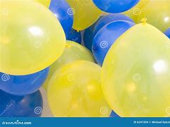 Image result for Blue and Yellow Balloons