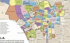 Image result for Los Angeles School District Map