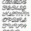 Image result for Print Cursive Font