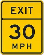 Image result for 30 Mph Sign Arrow