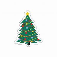 Image result for Christmas Tree Outline Sticker