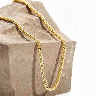 Image result for 750 White Gold Necklace Rope