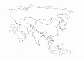 Image result for Free Printable Asia Map