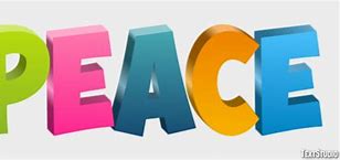 Image result for Peace Word Logo