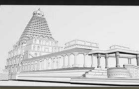 Image result for Thanjavur Temple 3D Model