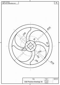 Image result for CAD Practice Drawings