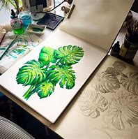 Image result for Planta Monstera Tatuaje