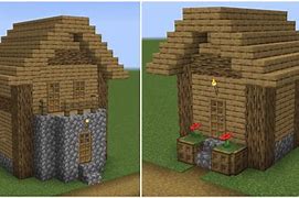 Image result for Minecraft Village House 2D