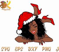 Image result for African American Christmas Wreath SVG