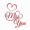 Image result for I Miss You PNG Heart Flower