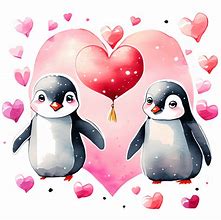 Image result for Valentine Penguin