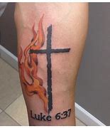 Image result for Methodist Cross Tattoo