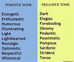 Image result for Tone Words for Poems