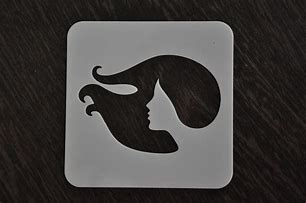 Image result for Female Face Stencil