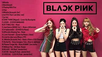 Image result for Black Pink Song Names