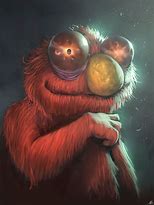 Image result for Elmo Fan Art Creepy