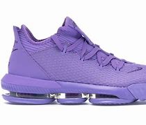 Image result for LeBron 16 Low Purple and Gold