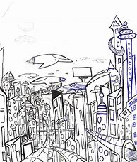 Image result for Futuristic City Sketch Pad