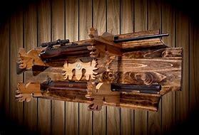 Image result for Gun Rack Wall Mount Side View