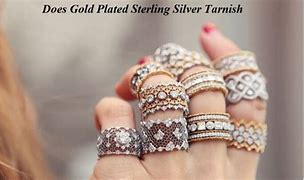 Image result for Does Gold Plated Over Sterling Silver Tarnish