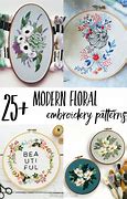 Image result for Monochrome Embroidery Flowers