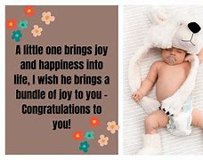 Image result for Baby Boy Congrats Message