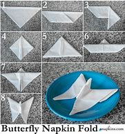 Image result for Dinner Napkin Folding