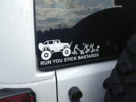 Image result for Funny Jeep Wrangler Decals