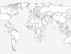 Image result for Global Map Black and White