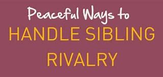 Image result for Sibling Rivalry Hand Out