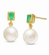 Image result for Single Pearl Earrings Zales