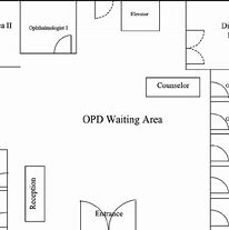 Image result for Hospital OPD Floor Plan