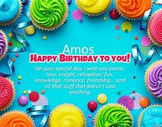 Image result for Happy Birthday Amos