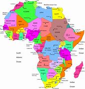 Image result for Map of Africa Labeled